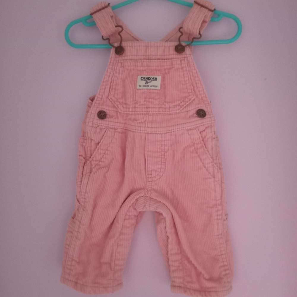 BOGO Free Oshkosh Jersey lined Corduroy Overalls